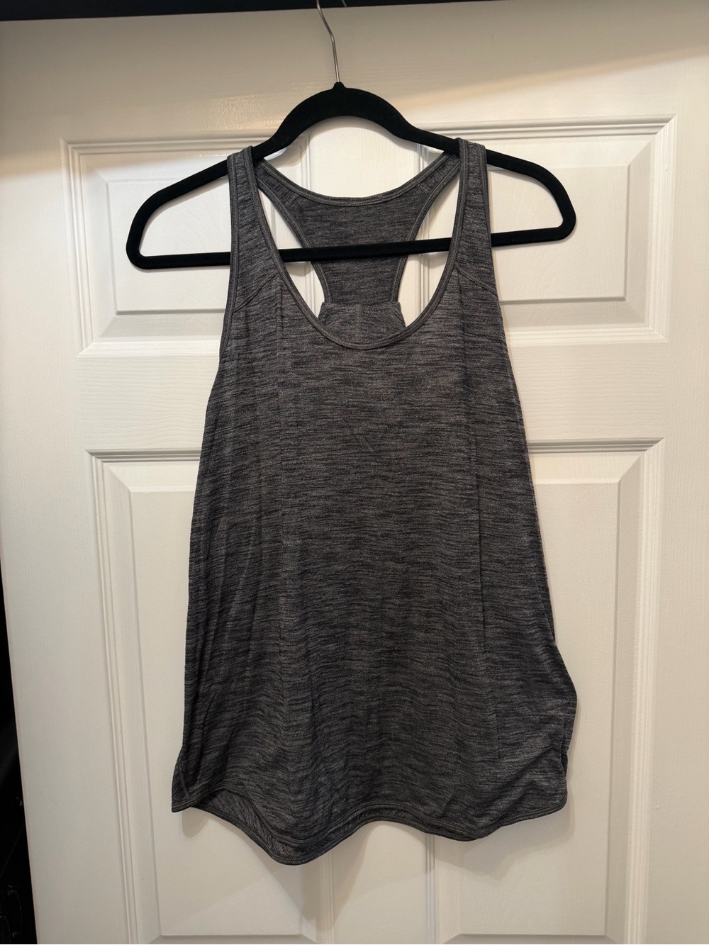 lululemon athletica Gray Racerback Tank Top
